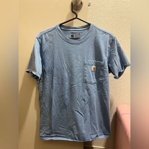 Blue Carhartt t-shirt with pocket